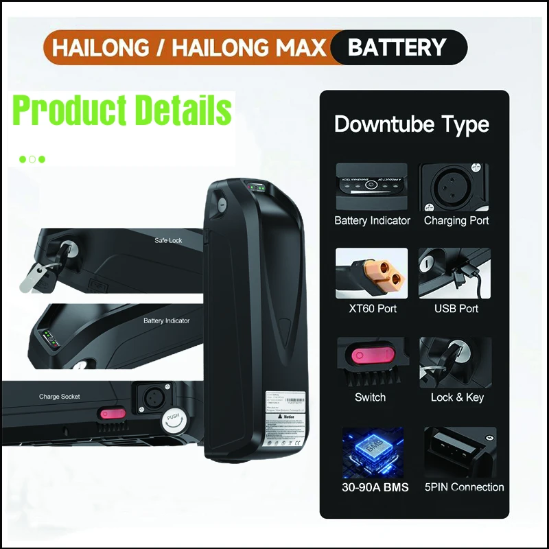 Batteria Hailong per Biciclett - Ebike Battery 48V 20Ah Hailong recensione e prezzo