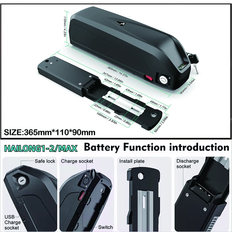 Batteria Hailong per Biciclett - Ebike Battery 48V 20Ah Hailong recensione e prezzo