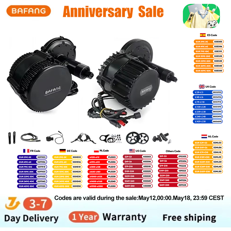 Bafang BBSHD 1000W 52V 48V 68m - Bafang Bbshd 1000W Conversion Kit recensione e prezzo