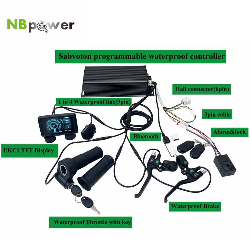 Controller programmabile Sabvo - 72V 5000W Hub Motor Kit recensione e prezzo