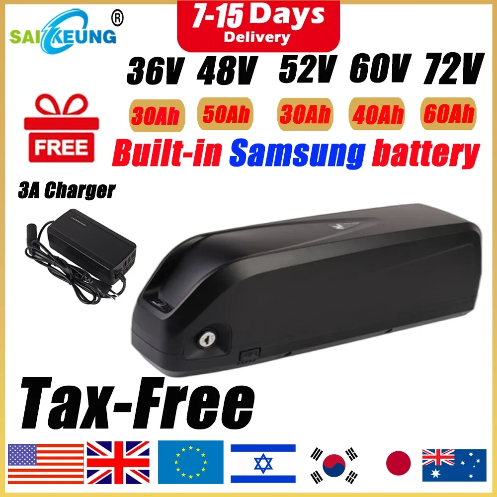 Hailong Polly 48V 52V 60V 36V  - Electric Bicycle Battery 72V 30Ah recensione e prezzo