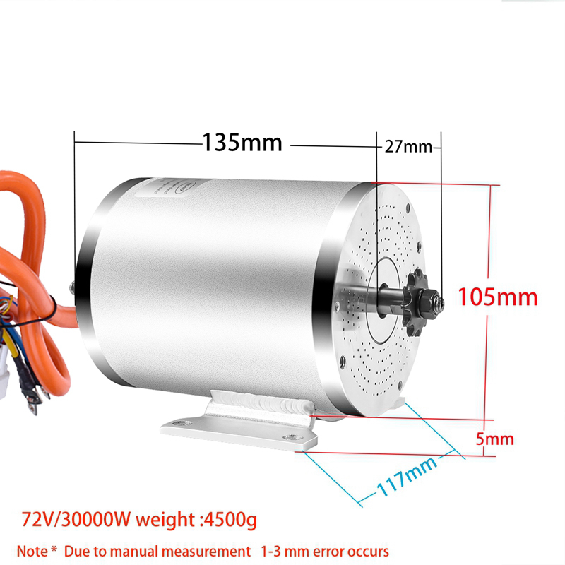 Motore elettrico brushless 48V - Ebike Conversion Kit 72V 3000W recensione e prezzo